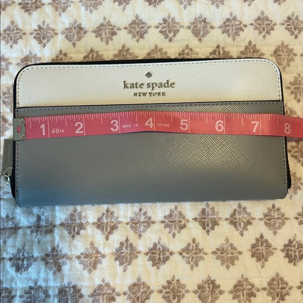 Kate Spade New York Staci Continental Wallet Nimbus Grey Multi
